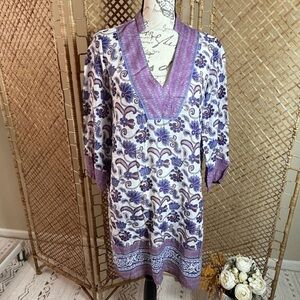 Zara Purple Cotton Tunic